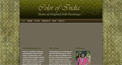 Desktop Screenshot of colorofindia.com